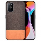 Samsung Galaxy A52 5G (A526B, A525F) „Bi-Color“ Splicing brūns ādas apvalks