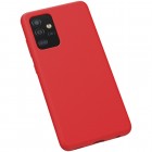Samsung Galaxy A52 5G (A526B) „Nillkin“ Flex Liquid Silicone sarkans vāciņš, apvalks