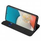 Samsung Galaxy A53 5G (SM-A536B) „Dux Ducis“ Skin sērijas melns ādas atvērams maciņš
