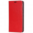 „Deluxe“ Samsung Galaxy A53 5G (SM-A536B) sarkans ādas atvērams maciņš