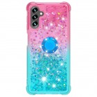 Samsung Galaxy A54 (SM-A546B) Shine Kickstand cieta silikona (TPU) piparmētru rozs apvalks