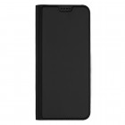 Samsung Galaxy A54 (SM-A546B) „Dux Ducis“ Skin sērijas melns ādas atvērams maciņš
