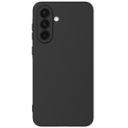 Samsung Galaxy A56 "Shell" cieta silikona (TPU) apvalks - melns
