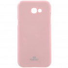 Galaxy A7 2017 (A720) Mercury gaiši rozs cieta silikona (TPU) apvalks