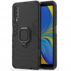 Samsung Galaxy A7 (2018) "Kickstand" pastiprinātas aizsardzības melns apvalks