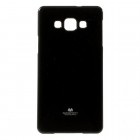 Samsung Galaxy A7 Mercury melns cieta silikona (TPU) apvalks