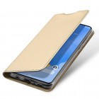 Samsung Galaxy A70 (A705F) „Dux Ducis“ Skin sērijas zelta ādas atvērams maciņš