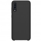 Samsung Galaxy A70 (A705F) cieta silikona (TPU) melns apvalks