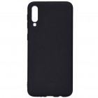Samsung Galaxy A70 (A705F) melns cieta silikona TPU pasaulē planākais apvalks