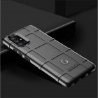 Samsung Galaxy A71 (5G) „Stiff“ cieta silikona (TPU) melns apvalks