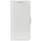 Samsung Galaxy A71 (A715F) atvēramais ādas balts maciņš (maks)