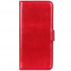 Samsung Galaxy A71 (A715F) atvēramais ādas sarkans maciņš (maks) 