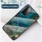 Samsung Galaxy A72 (A726B, A725F) „Marble“ cieta silikona (TPU) zils apvalks