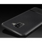 Samsung Galaxy A8 2018 (A530F) „Armor“ cieta silikona (TPU) melns apvalks