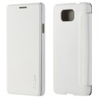 Samsung Galaxy Alpha G850 Rock Uni ādas atvēramais balts futrālis