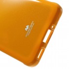 Samsung Galaxy Alpha G850 Mercury dzeltens cieta silikona (TPU) futrālis