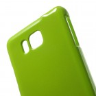 Samsung Galaxy Alpha G850 Mercury zaļš cieta silikona (TPU) futrālis
