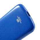 Samsung Galaxy Core Mercury tumši zils cieta silikona (TPU) futrālis
