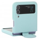 Samsung Galaxy Z Flip4 "Dechen" Ring Kickstand cieta silikona (TPU) apvalks - piparmētru