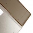 Samsung Galaxy Grand Prime (G530) zelta atvēramais Smart Window ādas maciņš