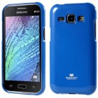 Samsung Galaxy J1 Mercury zils cieta silikona (TPU) apvalks