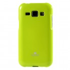 Samsung Galaxy J1 Mercury zaļš cieta silikona (TPU) apvalks