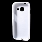 Samsung Galaxy J1 mini (J105) cieta silikona (TPU) balts apvalks