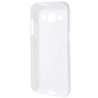 Samsung Galaxy J2 (J200) cieta silikona (TPU) balts apvalks