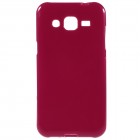 Samsung Galaxy J2 (J200) cieta silikona (TPU) sarkans apvalks