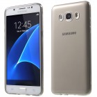 Samsung Galaxy J5 2016 (J510) dzidrs (caurspīdīgs) cieta silikona TPU pasaulē planākais pelēks apvalks