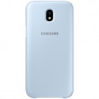 Samsung Galaxy J5 2017 (J530) oficiāls Wallet Cover atvērams gaiši zils ādas maciņš (maks)