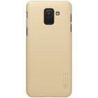 Samsung Galaxy J6 2018 (J600) Nillkin Frosted Shield zelta plastmasas apvalks + ekrāna aizsargplēve