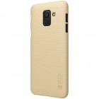 Samsung Galaxy J6 2018 (J600) Nillkin Frosted Shield zelta plastmasas apvalks + ekrāna aizsargplēve