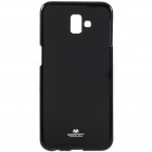 Samsung Galaxy J6+ 2018 (J610) Mercury melns cieta silikona (TPU) apvalks