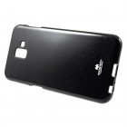 Samsung Galaxy J6+ 2018 (J610) Mercury melns cieta silikona (TPU) apvalks