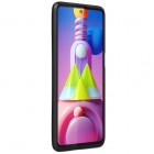 Samsung Galaxy M51 (M515) „Carbon“ cieta silikona (TPU) melns apvalks