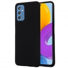Samsung Galaxy M52 5G (M526) Shell cieta silikona (TPU) apvalks - melns