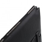 Samsung Galaxy Note 10.1 2014 P600 (P605) ādas atvēramais melns futrālis ar bluetooth tastatūra