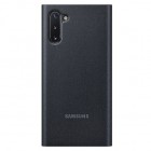 Samsung Galaxy Note 10 (N970F) oficiāls Smart Clear View Cover atvērams melns maciņš (maks)