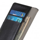 Samsung Galaxy Note 10 (N970F) atvēramais ādas melns maciņš (maks) 