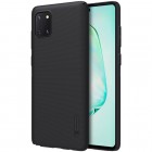Samsung Galaxy Note10 Lite (N770F) Nillkin Frosted Shield melns plastmasas futrālis