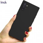 Samsung Galaxy Note 10+ (N975F) „Imak“ cieta silikona (TPU) melns apvalks
