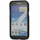 Samsung Galaxy Note 2 (N7100) Mercury melns cieta silikona (TPU) apvalks