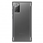 Samsung Galaxy Note 20 (N980F) „Samsung“ Clear Protective Cover cieta silikona TPU melns apvalks