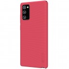 Samsung Galaxy Note 20 (N980F) Nillkin Frosted Shield sarkans plastmasas futrālis
