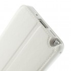 Samsung Galaxy Note 3 (N9005, N9002, N9000) Roar Noble ādas atvēramais balts futrālis