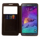 Samsung Galaxy Note 4 (N910) Roar Noble ādas atvēramais brūns futrālis