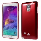 Samsung Galaxy Note 4 (N910) Mercury sarkans cieta silikona (TPU) apvalks