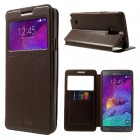 Samsung Galaxy Note 4 (N910) Roar Noble ādas atvēramais brūns futrālis