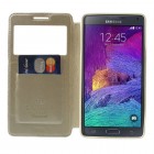 Samsung Galaxy Note 4 (N910) Roar Noble ādas atvēramais šapaniešs futrālis